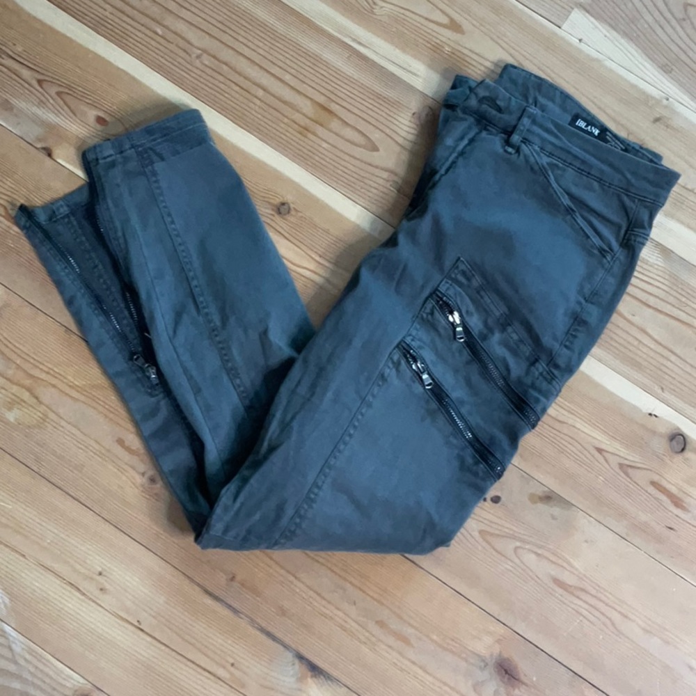 dark green/grey cargo pants